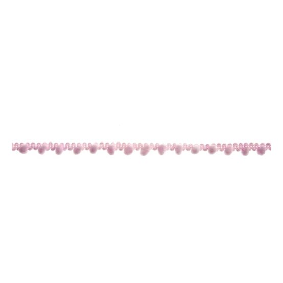 Light Pink 7mm Pom Pom Trim by the Metre image number 2