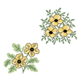 FREE PATTERN DMC Buttercup Cross Stitch