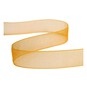Yellow Organdie Ribbon 12mm x 6m image number 1