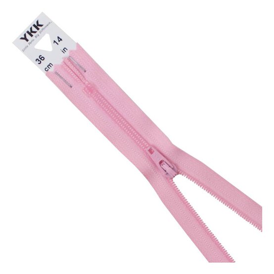 YKK Pink Dress and Skirt Zip 36cm image number 1
