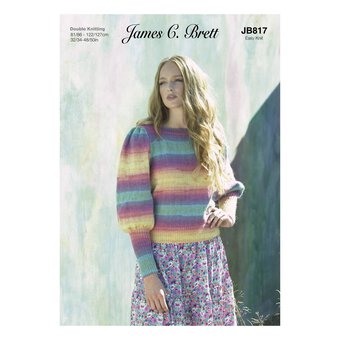 James C Brett Shhh DK Jumper Pattern JB817