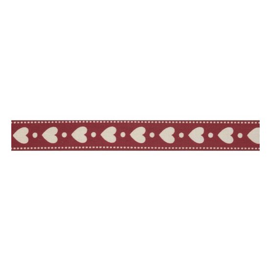 Red Heart Cotton Ribbon 15mm x 5m image number 1