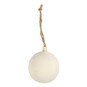 Wooden Hanging Bauble 5.5cm image number 1