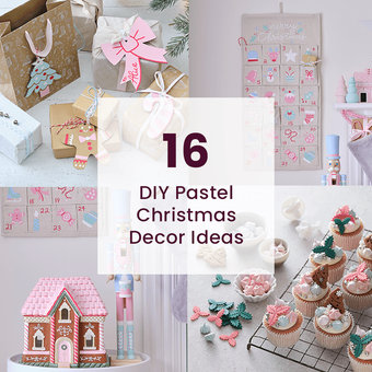 16 DIY Pastel Christmas Decor Ideas