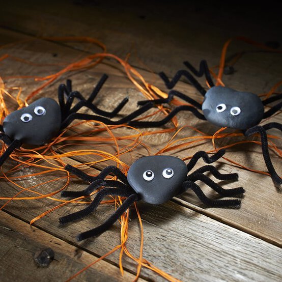 How to Make Pebble Spiders image number 1