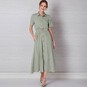 New Look Women's Button Dress Sewing Pattern N6651 image number 5