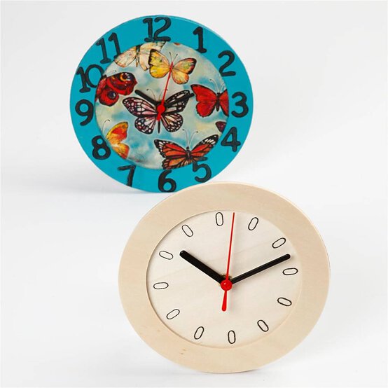 Wooden Clock Kit 15cm image number 3