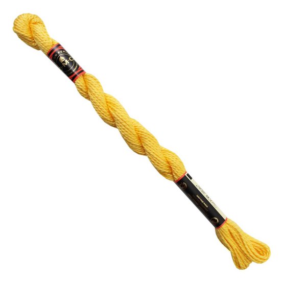 DMC Yellow Pearl Cotton Thread Size 3 15m (726) image number 2