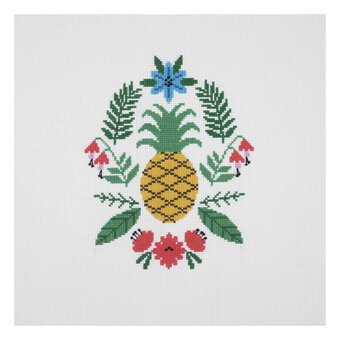 DMC Pineapple Cross Stitch Kit 17cm x 21cm