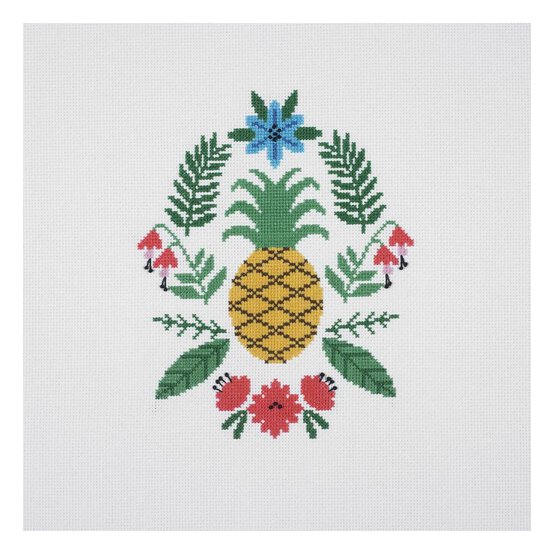 DMC Pineapple Cross Stitch Kit 17cm x 21cm image number 2