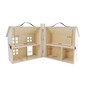 Wooden Dollhouse 32.5 x 27cm image number 4