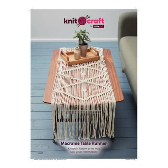 Knitcraft Macram&eacute; Table Runner Digital Pattern 0157