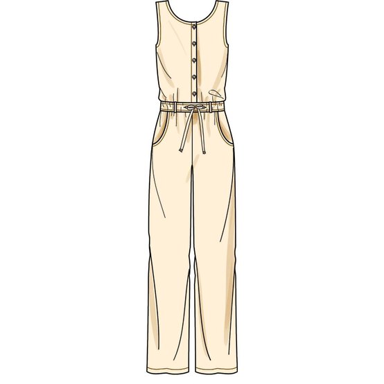 New Look Women's Jumpsuit Sewing Pattern N6661 image number 4