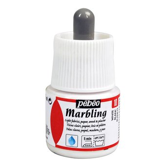 Pebeo White Marbling Ink 45ml
