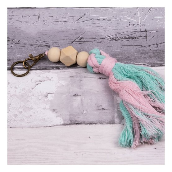 Trimits Geometric Wooden Craft Beads 20mm 6 Pack