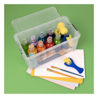 Whitefurze Allstore 7.5 Litre Clear Storage Box