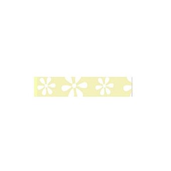 Cream Daisy Ribbon 15mm x 3.5m