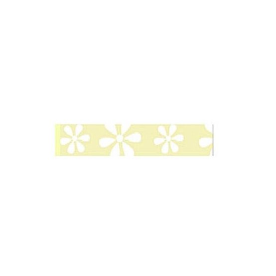 Cream Daisy Ribbon 15mm x 3.5m image number 1