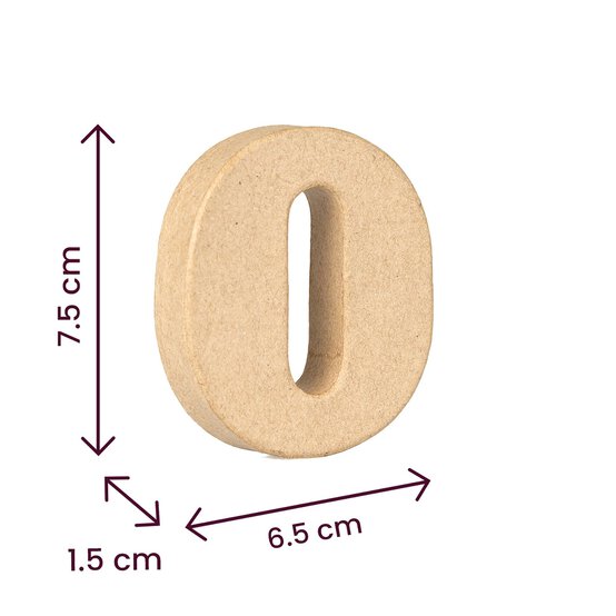 Lowercase Mini Mache Letter O image number 5