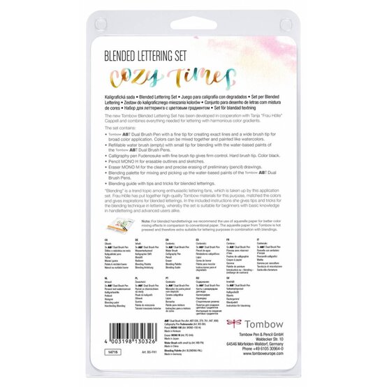 Tombow Cosy Times Blended Lettering Set image number 3