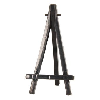 Black Plastic Mini Easel 15cm x 8cm x 8.5cm