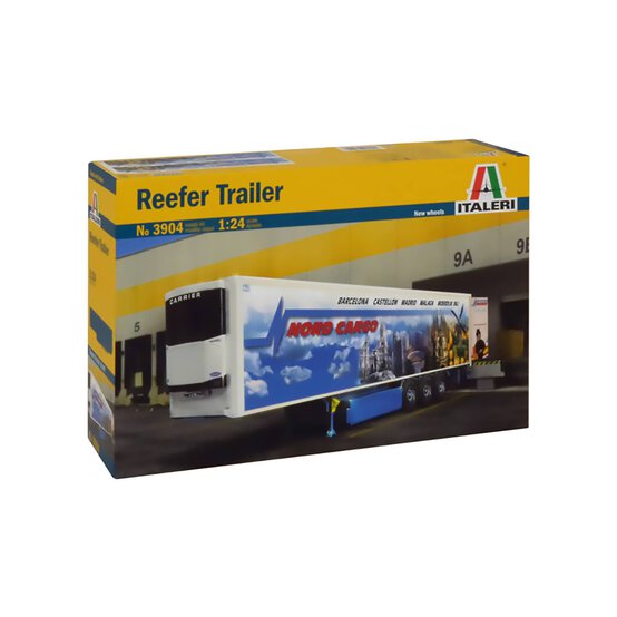 Italeri Reefer Trailer Model Kit 1:24 image number 1