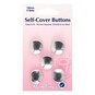 Hemline Brass Self Cover Buttons 19mm 5 Pack image number 1