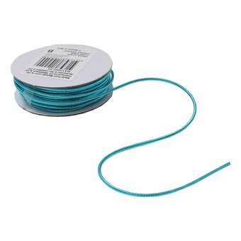 Peacock Lurex Edge Cord 1.6mm x 8m