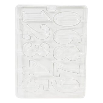 Numbers Chocolate Mould