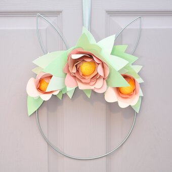 Cricut: How to Create a Floral Bunny Wreath