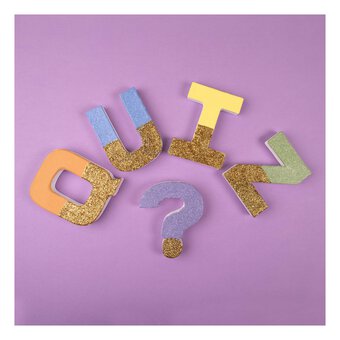 Mini Mache Letter X 10cm