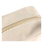 Natural Cotton Zip Pouch 21cm x 8cm x 11cm image number 3