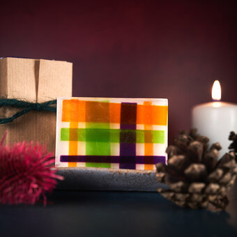 How to Make Tartan Soap