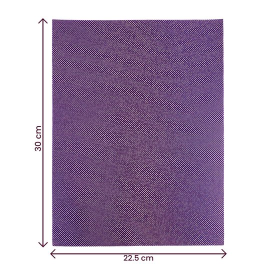 Purple Metallic Spot EVA Foam Sheet 22.5cm x 30cm image number 5