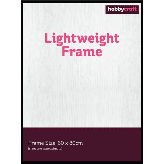 Black Lightweight Frame 60cm x 80cm image number 1