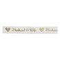 Gold Husband and Wife Satin Ribbon 15mm x 5m image number 2