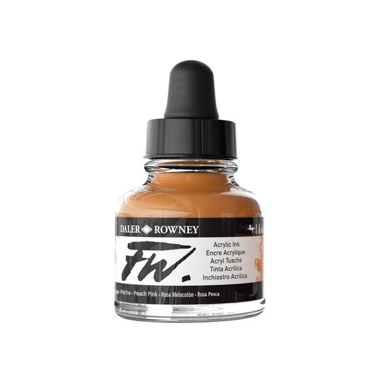 Daler-Rowney Peach Pink FW Artists Ink 29.5ml image number 1