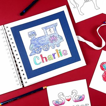 Cricut: How to Make a Colouring Book