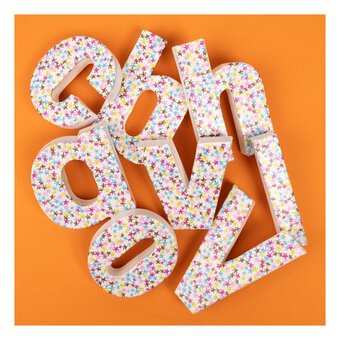 Lowercase Mini Mache Letter V