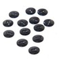 Hemline Black Basic Fish Eye Button 13 Pack image number 1