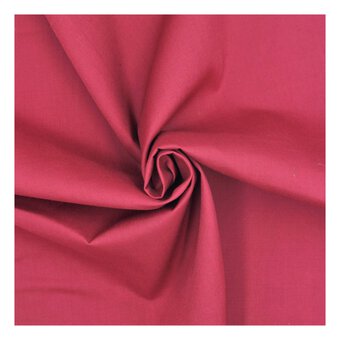 Wine Polycotton Fabric by the Metre