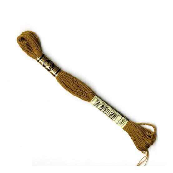 DMC Brown Mouline Special 25 Cotton Thread 8m (869) image number 1