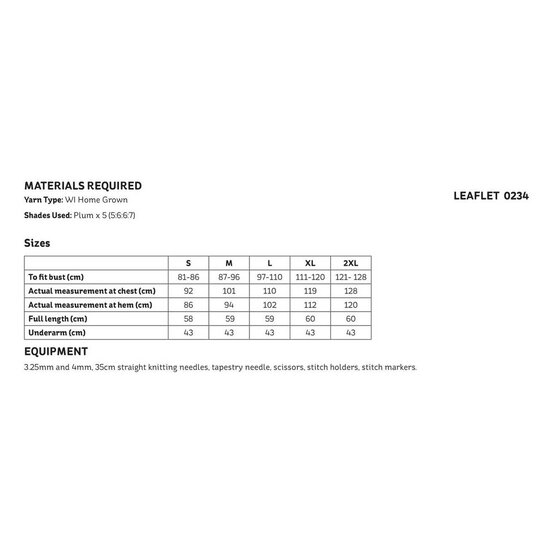 Knitcraft Lace Detail Yoke Jumper Digital Pattern 0234 image number 3