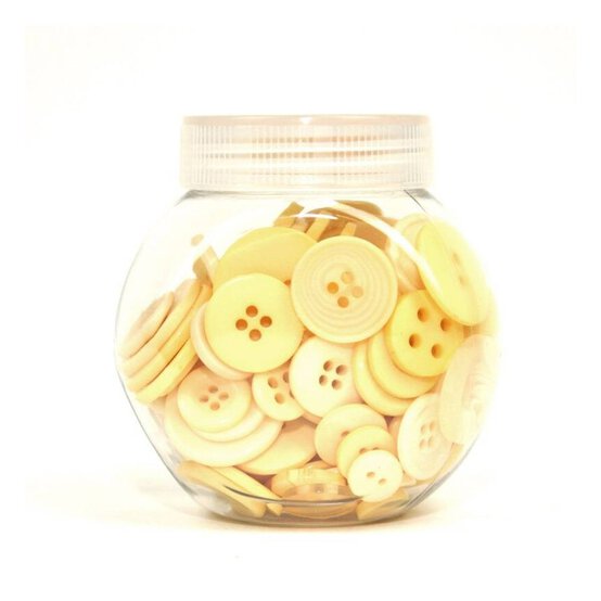 Hobbycraft Button Jar Cream image number 2