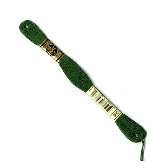 DMC Green Mouline Special 25 Cotton Thread 8m (890) image number 1