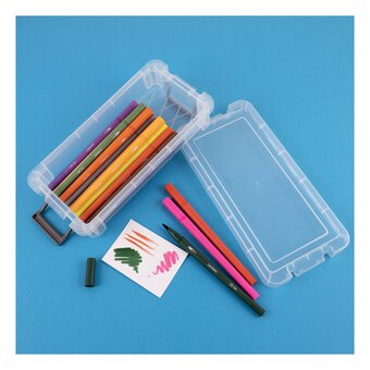 Whitefurze Allstore 0.75 Litre Clear Storage Box 