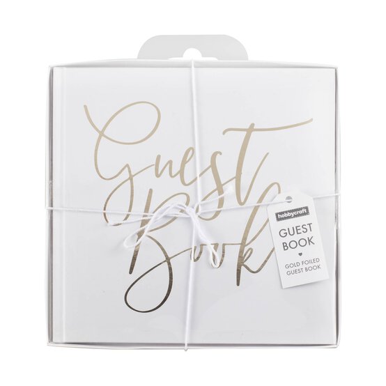 Champagne Gold Foil Guest Book  image number 3