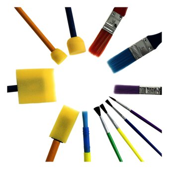 Kids Paint Brush Set 12 Pack
