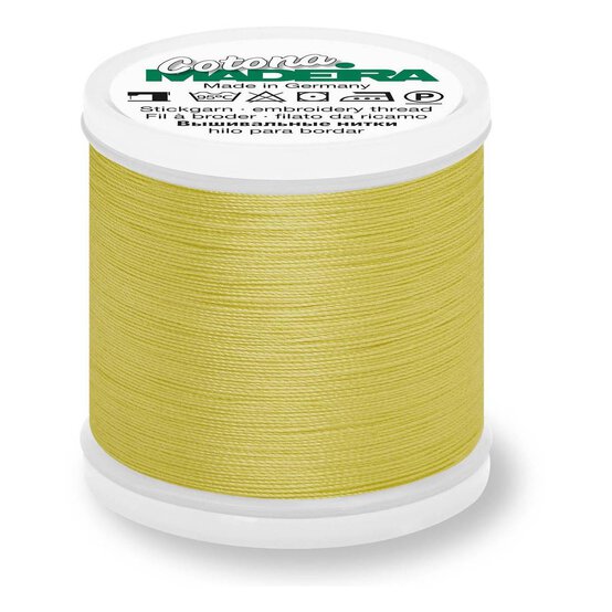 Madeira Mustard Yellow Cotona 30 Thread 200m (575) image number 1