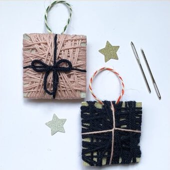 How to Make Yarn Wrapped Baubles